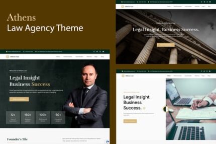 Law Agency WordPress Theme - Athens