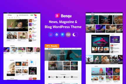 Benqu - News Magazine WordPress Theme