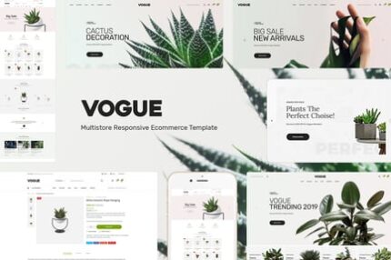 Vogue - Plant Store Prestashop Theme