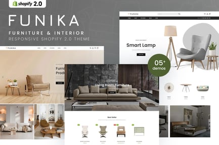 Funika - Furniture & Interior Shopify 2.0 Theme