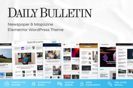 Daily Bulletin - Magazine & Newspaper Theme