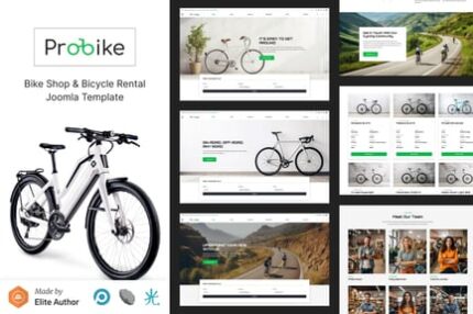 ProBike - Bike Shop, Bike Rental Joomla Template