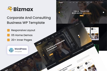 Bizmax - Corporate Business WordPress Theme