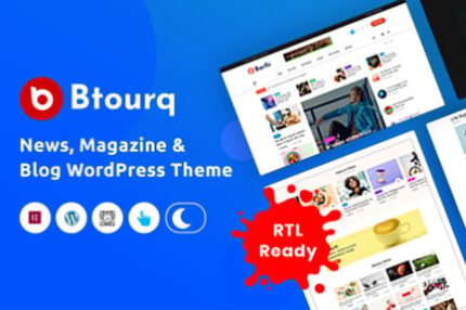 Btourq - WordPress News Magazine Theme