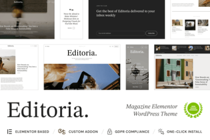 Editoria - Newspaper & Magazine WordPress Theme