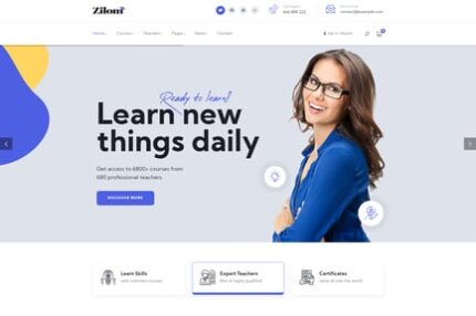 Zilom - Online Education Learning WordPress Theme