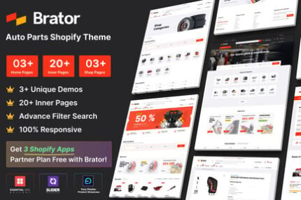 Brator - Auto Parts Shopify Theme