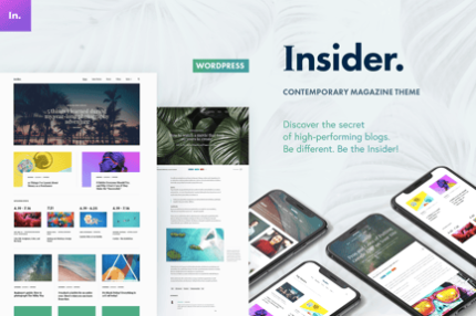 Insider - Contemporary Magazine and Blogging Theme