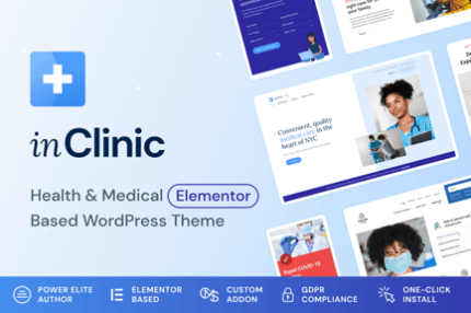 InClinic - Healthcare & Medical WordPress Theme