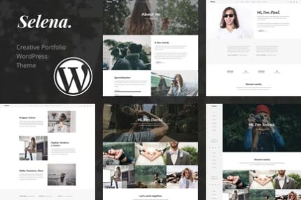 Selena. - Portfolio WordPress Theme