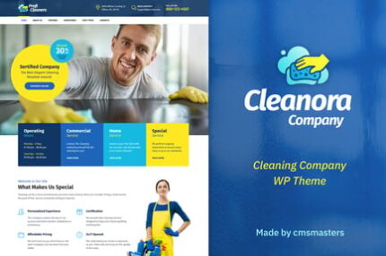 Cleanora - Cleaning Services Theme