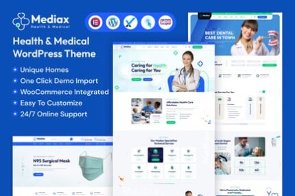 Mediax - Health & Medical WordPress Theme