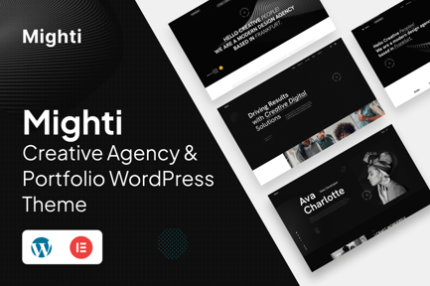 Mighti - Creative Agency & Portfolio WordPress The