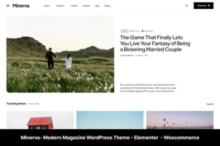 Minerva - Modern Blog WordPress Theme