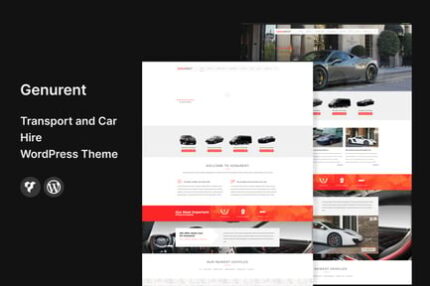 Genurent - Transport and Car Hire WordPress Theme