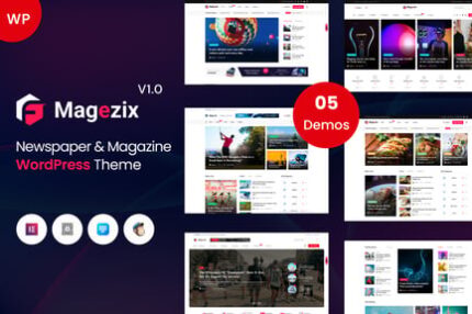 Magezix - Newspaper & Magazine WordPress Theme