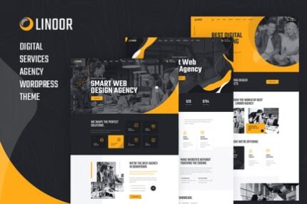 Linoor - Digital Agency Services WordPress Theme