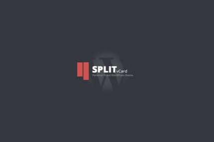 Split : WordPress CV/Vcard Template