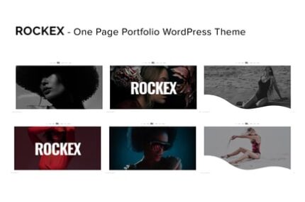 Rockex - One Page Portfolio WordPress Theme