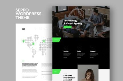 Seppo - Corporate One Page WordPress Theme