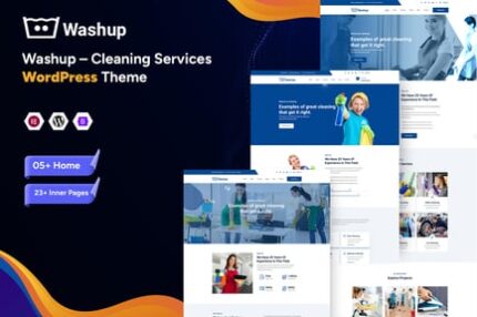 Washup – Cleaning Services WordPress Theme