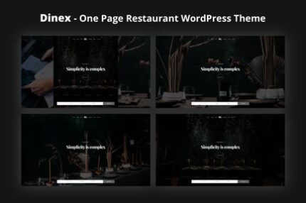 Dinex - One Page Restaurant WordPress Theme