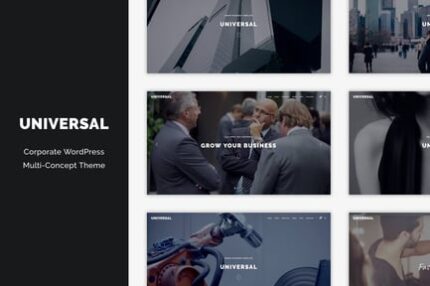 Universal - Corporate WordPress Multi-Concept Them