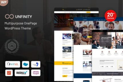 Unfinity - One Page WordPress Theme