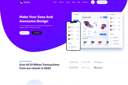 Rezilla - SaaS Software & Technology WordPress