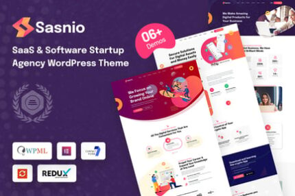 Sasnio - SaaS & Software Startup Agency WordPress