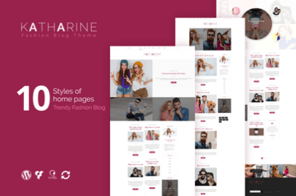 Katharine - Modern Fashion Blog WordPress Theme